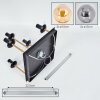 Gastor Plafoniera, Lampada a sfera Oro, Nero, 5-Luci