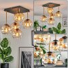 Koyoto Plafoniera, Lampada a sfera Oro, Nero, 5-Luci