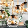 Koyoto Plafoniera, Lampada a sfera Oro, Nero, 5-Luci