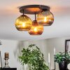 Koyoto Plafoniera, Lampada a sfera Blu, Verde, Ramato, 3-Luci