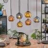 Ripoll Lampadario a sospensione, Lampada a sfera, Lampada a sospensione Blu, Oro, Ramato, 6-Luci