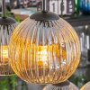 Ripoll Lampadario a sospensione, Lampada a sfera, Lampada a sospensione Ambrato, Grigio fumo, 6-Luci