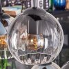 Koyoto Lampadario a sospensione, Lampada a sfera, Lampada a sospensione Ambrato, Chiaro, Grigio fumo, 6-Luci