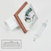 Dalan Applique, Faretto da parete LED Écru, Bianco, 1-Luce