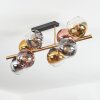 Koyoto Plafoniera, Lampada a sfera Oro, Nero, 8-Luci