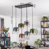 Lauden Lampadario a sospensione, Lampada a sospensione Blu, Verde, Chiaro, Ramato, Grigio fumo, 6-Luci