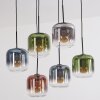Lauden Lampadario a sospensione, Lampada a sospensione Blu, Verde, Chiaro, Ramato, Grigio fumo, 6-Luci