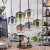 Lauden Lampadario a sospensione, Lampada a sospensione Blu, Verde, Chiaro, Ramato, Grigio fumo, 6-Luci