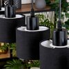 Bassagoda Lampadario a sospensione, Lampada a sospensione Écru, Nero, 4-Luci