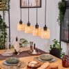 Cavaca Lampadario a sospensione, Lampada a sospensione Écru, Nero, 4-Luci