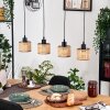 Barcos Lampadario a sospensione, Lampada a sospensione Écru, Nero, 4-Luci