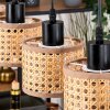 Barcos Lampadario a sospensione, Lampada a sospensione Écru, Nero, 4-Luci
