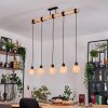 Cavaca Lampadario a sospensione, Lampada a sospensione Écru, Nero, 5-Luci