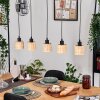 Cavaca Lampadario a sospensione, Lampada a sospensione Écru, Nero, 5-Luci