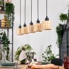 Cavaca Lampadario a sospensione, Lampada a sospensione Écru, Nero, 5-Luci