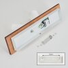 Dalan Plafoniera, Faretto da soffitto LED Écru, Bianco, 2-Luci