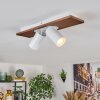 Dalan Plafoniera, Faretto da soffitto LED Écru, Bianco, 2-Luci