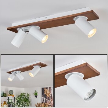 Dalan Plafoniera, Faretto da soffitto LED Écru, Bianco, 3-Luci