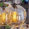 Koyoto Lampadario a sospensione, Lampada a sfera, Lampada a sospensione Ambrato, 6-Luci