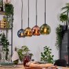 Koyoto Lampadario a sospensione, Lampada a sfera, Lampada a sospensione Écru, Nero, 4-Luci