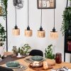 Granja Lampadario a sospensione, Lampada a sospensione Écru, Nero, 4-Luci