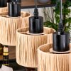 Granja Lampadario a sospensione, Lampada a sospensione Écru, Nero, 4-Luci