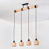 Granja Lampadario a sospensione, Lampada a sospensione Écru, Nero, 4-Luci
