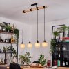 Sabadim Lampadario a sospensione, Lampada a sospensione Écru, Nero, 4-Luci