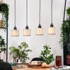 Sabadim Lampadario a sospensione, Lampada a sospensione Écru, Nero, 4-Luci