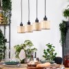 Sabadim Lampadario a sospensione, Lampada a sospensione Écru, Nero, 4-Luci