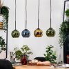 Koyoto Lampadario a sospensione, Lampada a sfera, Lampada a sospensione Écru, Nero, 4-Luci