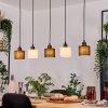 Bassagoda Lampadario a sospensione, Lampada a sospensione Écru, Nero, 5-Luci