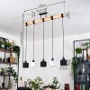 Bassagoda Lampadario a sospensione, Lampada a sospensione Écru, Nero, 5-Luci