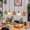 Bassagoda Lampadario a sospensione, Lampada a sospensione Écru, Nero, 5-Luci