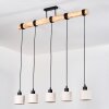 Bassagoda Lampadario a sospensione, Lampada a sospensione Écru, Nero, 5-Luci