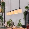 Bassagoda Lampadario a sospensione, Lampada a sospensione Écru, Nero, 5-Luci