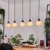 Sabadim Lampadario a sospensione, Lampada a sospensione Écru, Nero, 5-Luci