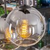 Koyoto Lampadario a sospensione, Lampada a sfera, Lampada a sospensione Chiaro, Grigio fumo, 6-Luci