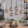 Ripoll Lampadario a sospensione, Lampada a sfera, Lampada a sospensione Grigio fumo, 6-Luci