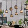 Ripoll Lampadario a sospensione, Lampada a sfera, Lampada a sospensione Grigio fumo, 6-Luci