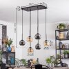 Ripoll Lampadario a sospensione, Lampada a sfera, Lampada a sospensione Ambrato, Grigio fumo, 6-Luci