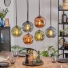 Ripoll Lampadario a sospensione, Lampada a sfera, Lampada a sospensione Blu, Verde, Ramato, 6-Luci