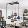 Koyoto Lampadario a sospensione, Lampada a sfera, Lampada a sospensione Blu, Oro, Verde, Ramato, 6-Luci