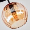 Koyoto Plafoniera, Lampada a sfera 30 cm Ambrato, 3-Luci