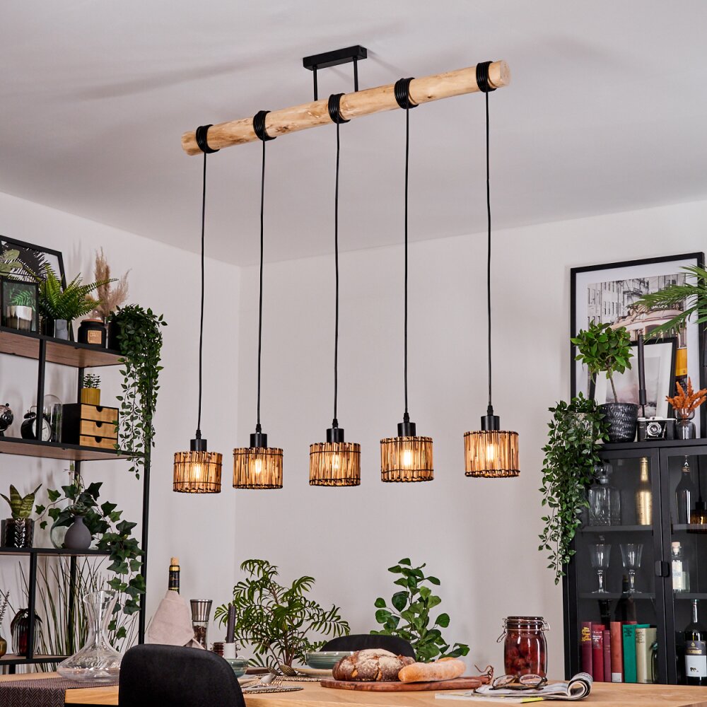 Cando Lampadario a sospensione, Lampada a sospensione Écru, Nero, 5-Luci main product photo