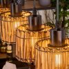 Cando Lampadario a sospensione, Lampada a sospensione Écru, Nero, 5-Luci