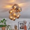 Ripoll Plafoniera, Lampada a sfera Oro, Nero, 8-Luci