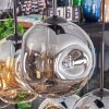 Ripoll Lampadario a sospensione, Lampada a sfera, Lampada a sospensione Ambrato, Grigio fumo, 6-Luci