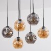 Ripoll Lampadario a sospensione, Lampada a sfera, Lampada a sospensione Ambrato, Grigio fumo, 6-Luci