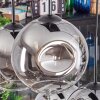 Ripoll Lampadario a sospensione, Lampada a sfera, Lampada a sospensione Cromo, Chiaro, Grigio fumo, 6-Luci